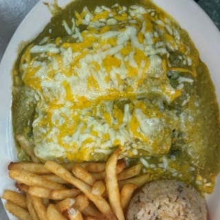 Spinach and Chicken Enchiladas