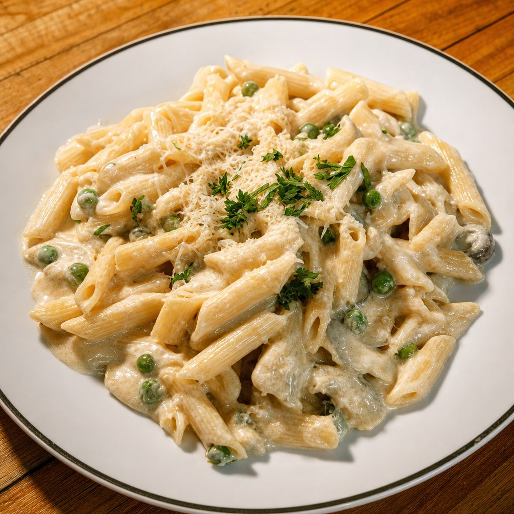 Granny's White Creme Pasta.